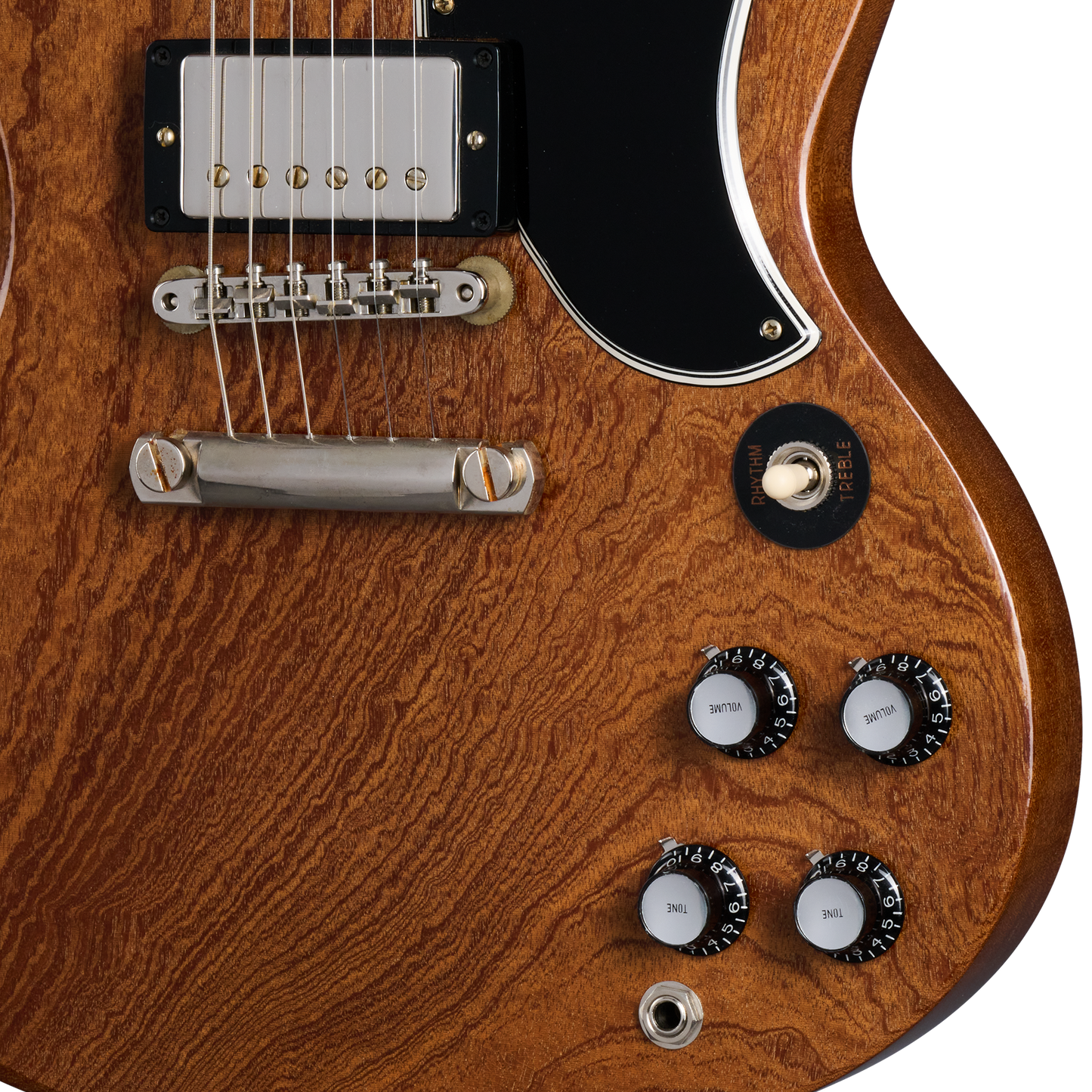Gibson Custom 1961 Les Paul SG Standard Quilt Sapele, Ultra Light Aged, Natural, Exclusive Electric Guitar Gibson Custom