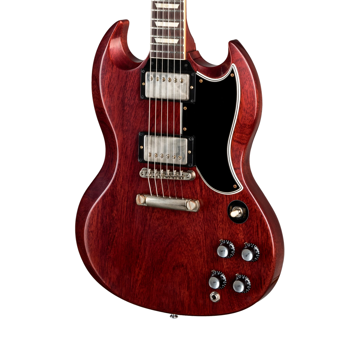 Gibson Custom 1961 Les Paul SG Standard Reissue Stop Bar, VOS, Cherry Red Electric Guitar Gibson Custom