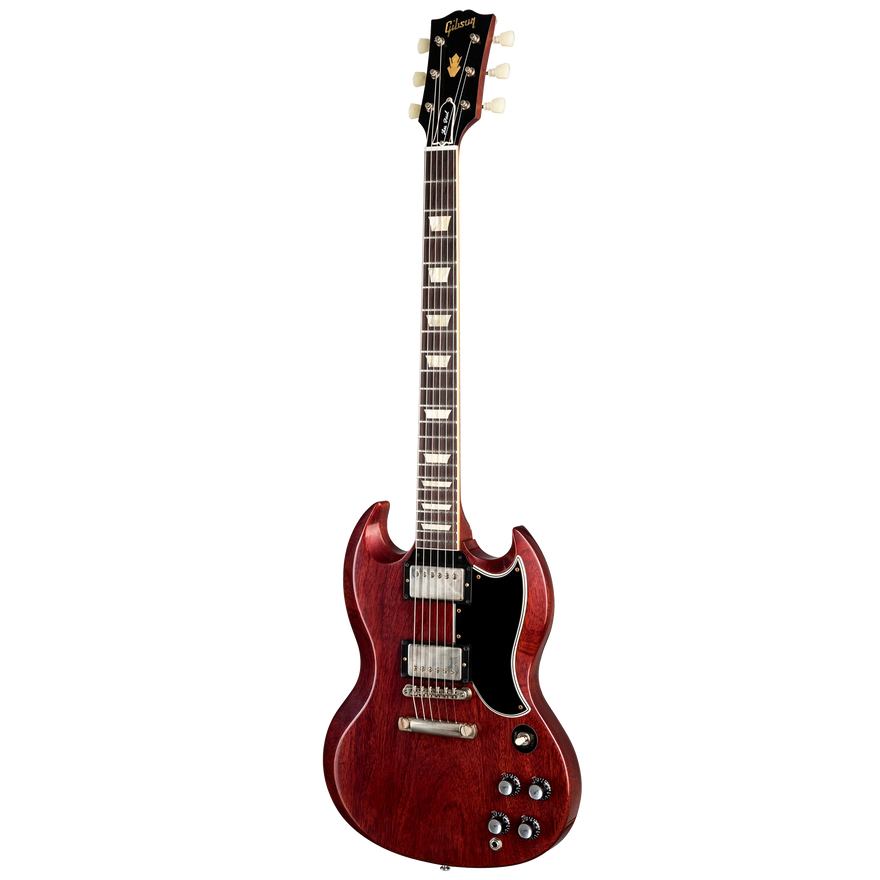 Gibson Custom 1961 Les Paul SG Standard Reissue Stop Bar, VOS, Cherry Red Electric Guitar Gibson Custom
