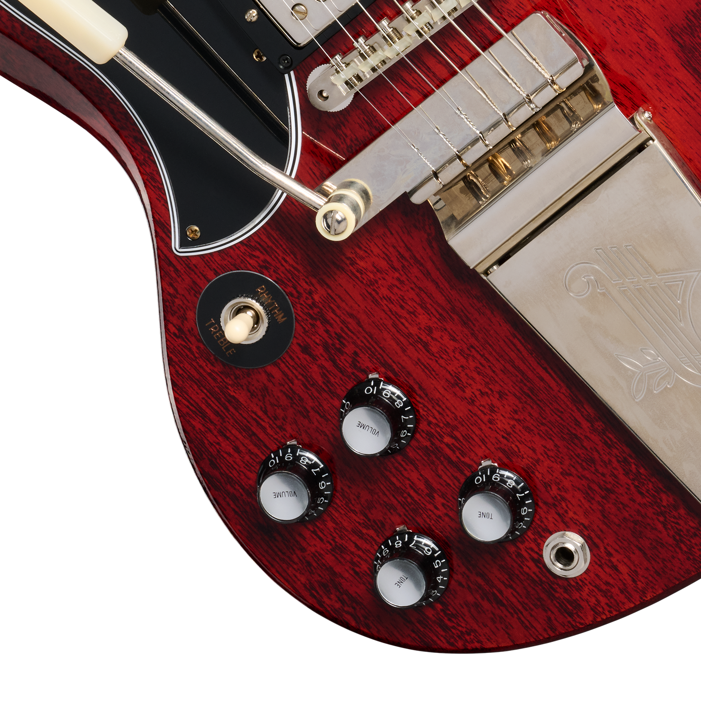 Gibson Custom 1964 SG Standard Reissue with Maestro, Left-Handed, Cherry Red Electric Guitar Gibson Custom