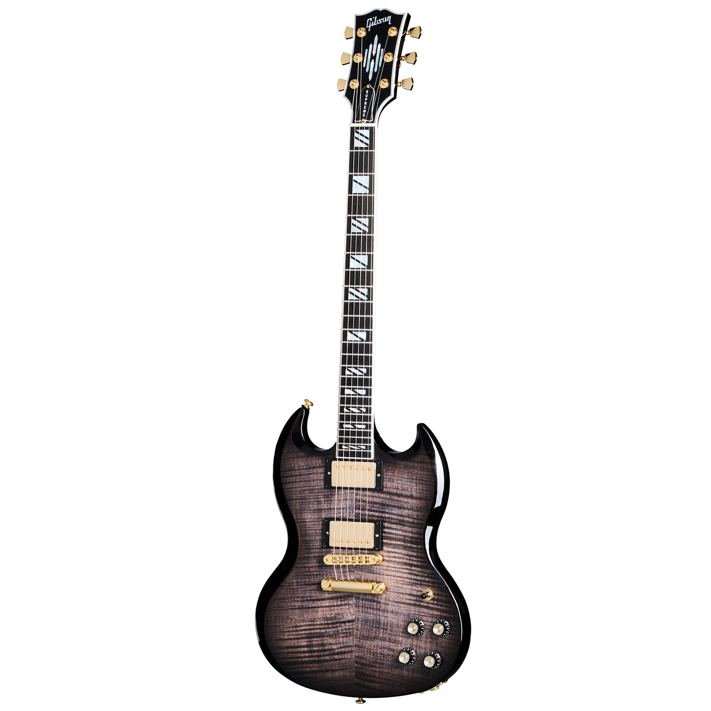 Gibson SG Supreme, Translucent Ebony Burst Electric Guitar Gibson