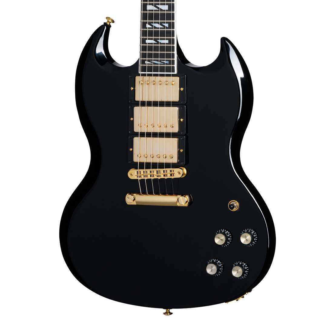 Gibson SG Supreme, Ebony, 3-Pickup, Exclusive Electric Guitar Gibson