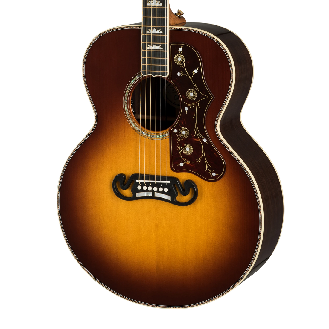 Gibson Custom SJ-200 Deluxe Rosewood, Rosewood Burst Acoustic Guitar Gibson Custom