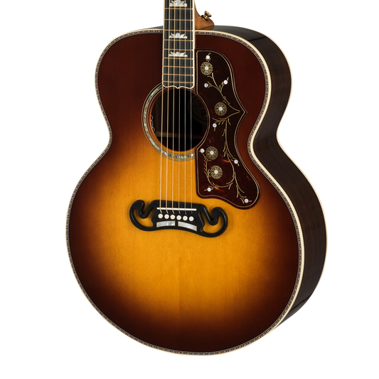 Gibson Custom SJ-200 Deluxe Rosewood, Rosewood Burst Acoustic Guitar Gibson Custom