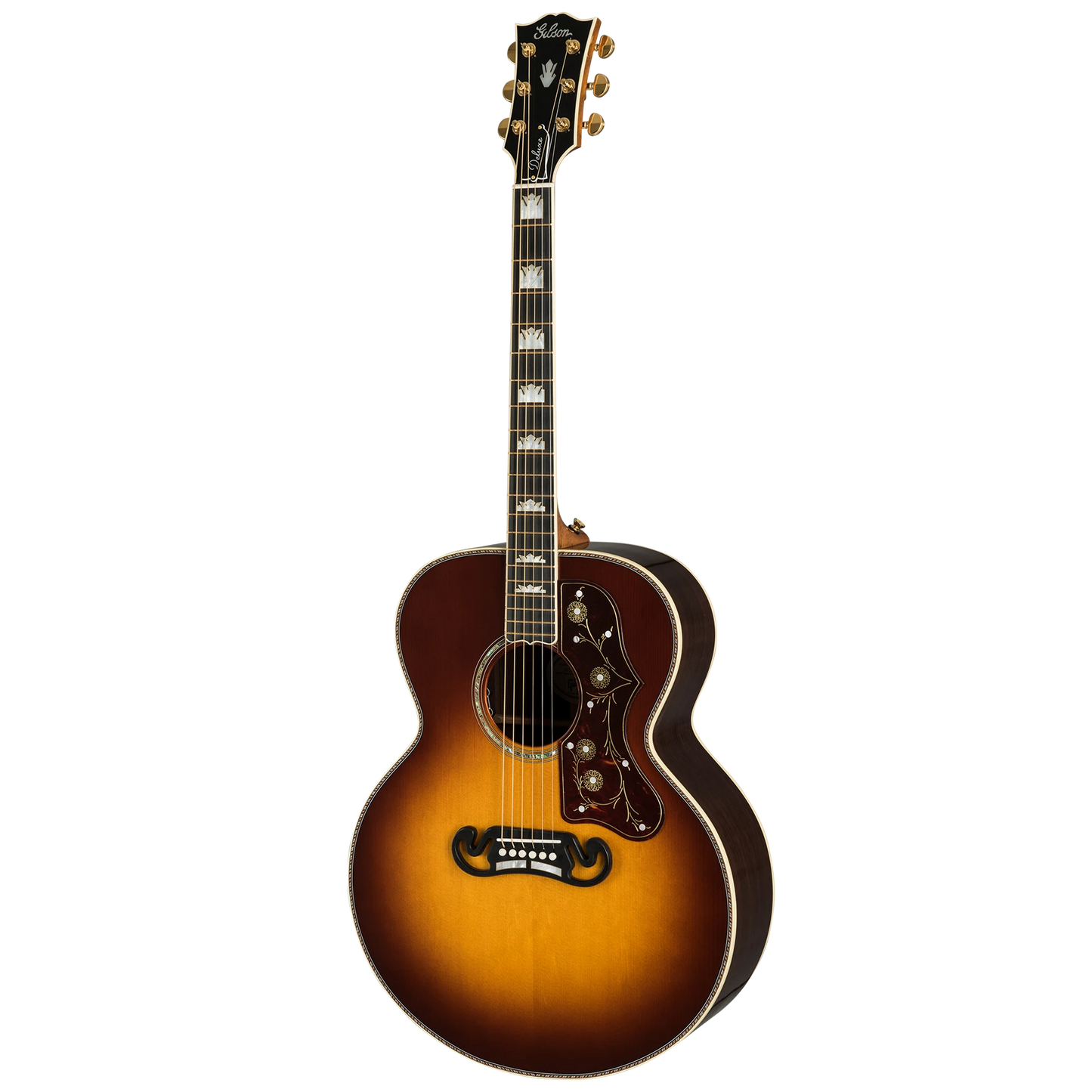 Gibson Custom SJ-200 Deluxe Rosewood, Rosewood Burst Acoustic Guitar Gibson Custom