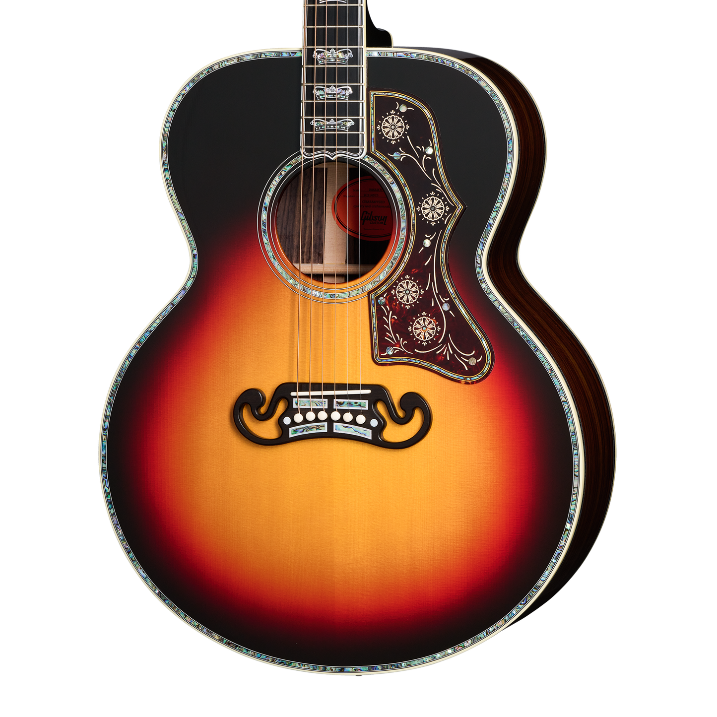 Gibson Custom SJ-200 Monarch Rosewood, Tri-Burst Acoustic Guitar Gibson Custom