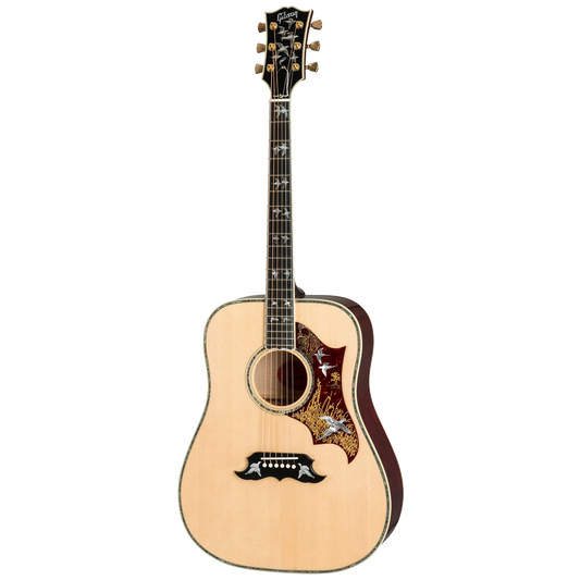 Gibson Custom Doves In Flight, Left-Handed, Antique Natural Acoustic Guitar Gibson Custom