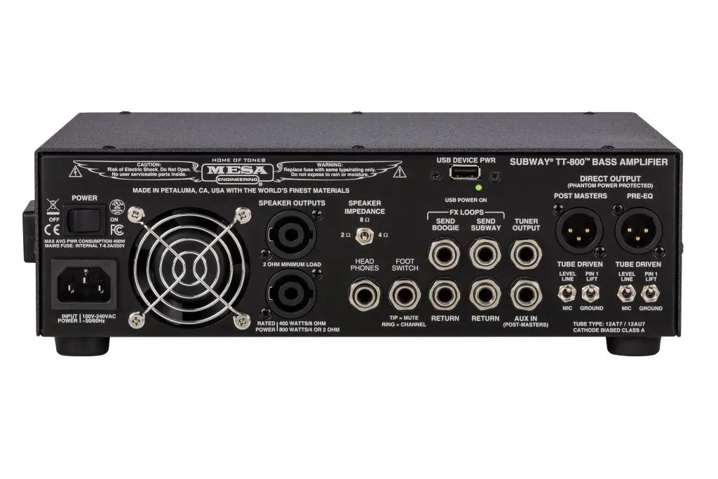 Mesa/Boogie Subway TT-800 Bass Amp (Metal Head), EU Head Mesa/Boogie