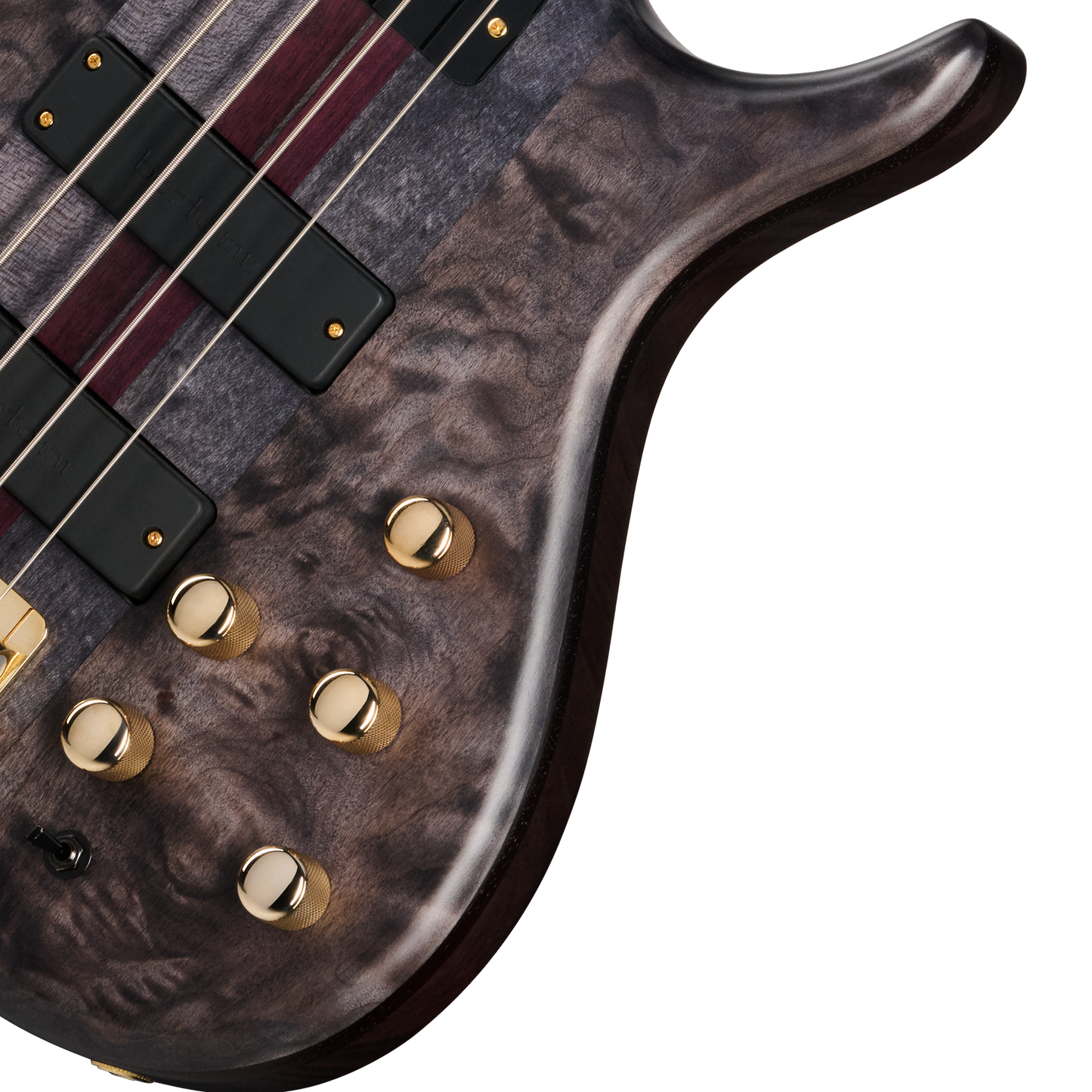 Tobias Classic IV, Transparent Black Satin Electric Bass Tobias