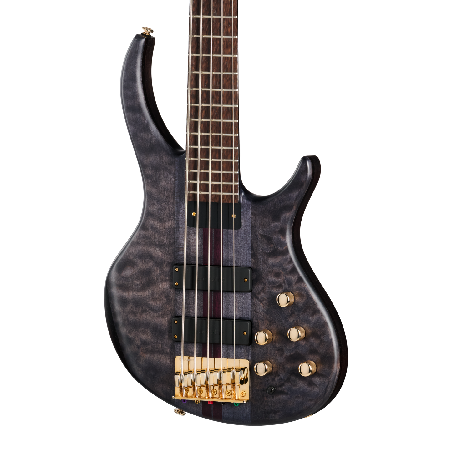 Tobias Classic V, Transparent Black Satin Electric Bass Tobias