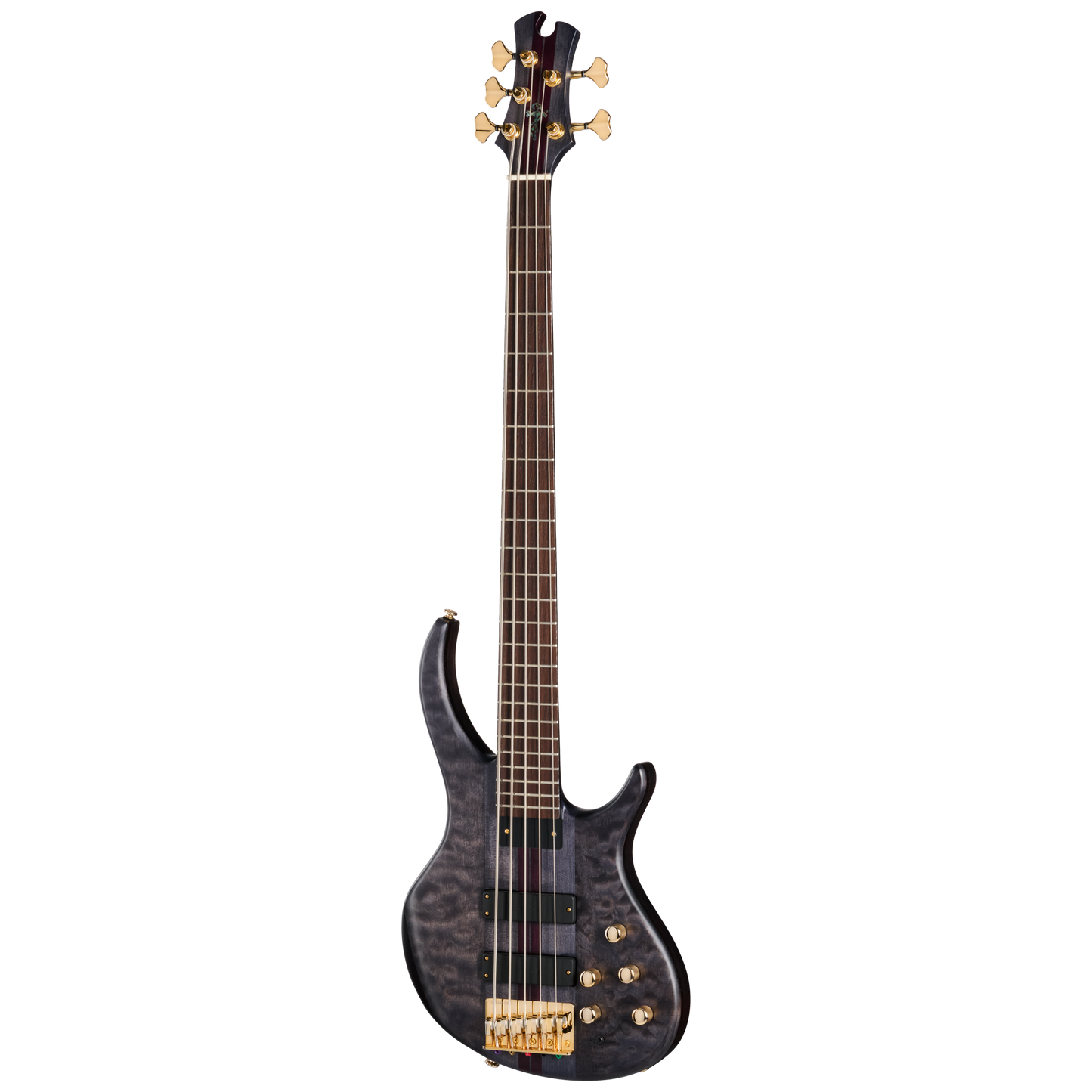 Tobias Classic V, Transparent Black Satin Electric Bass Tobias