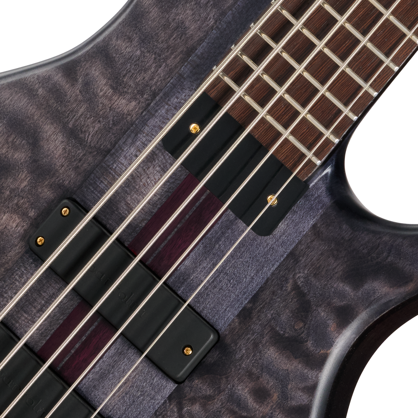 Tobias Classic V, Transparent Black Satin Electric Bass Tobias
