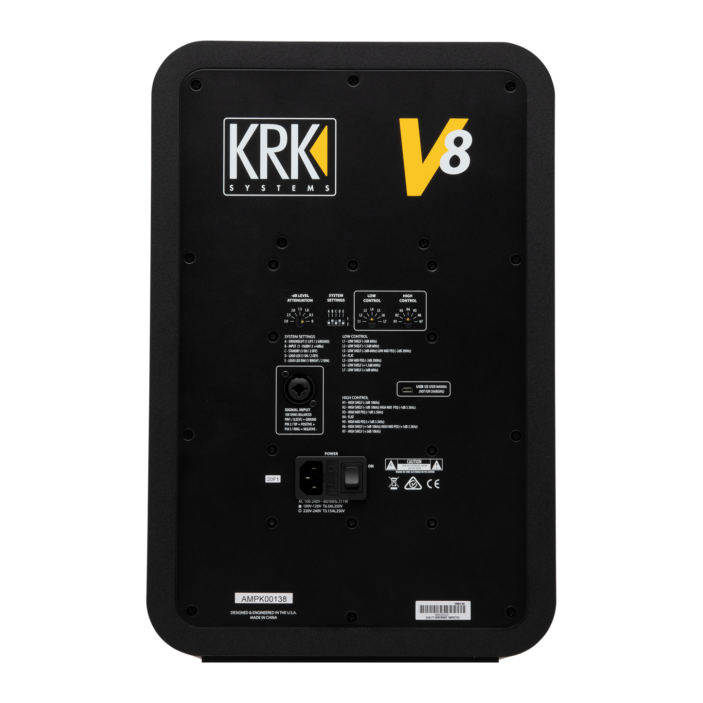 KRK V8 Series 4, UK Studio Monitors KRK
