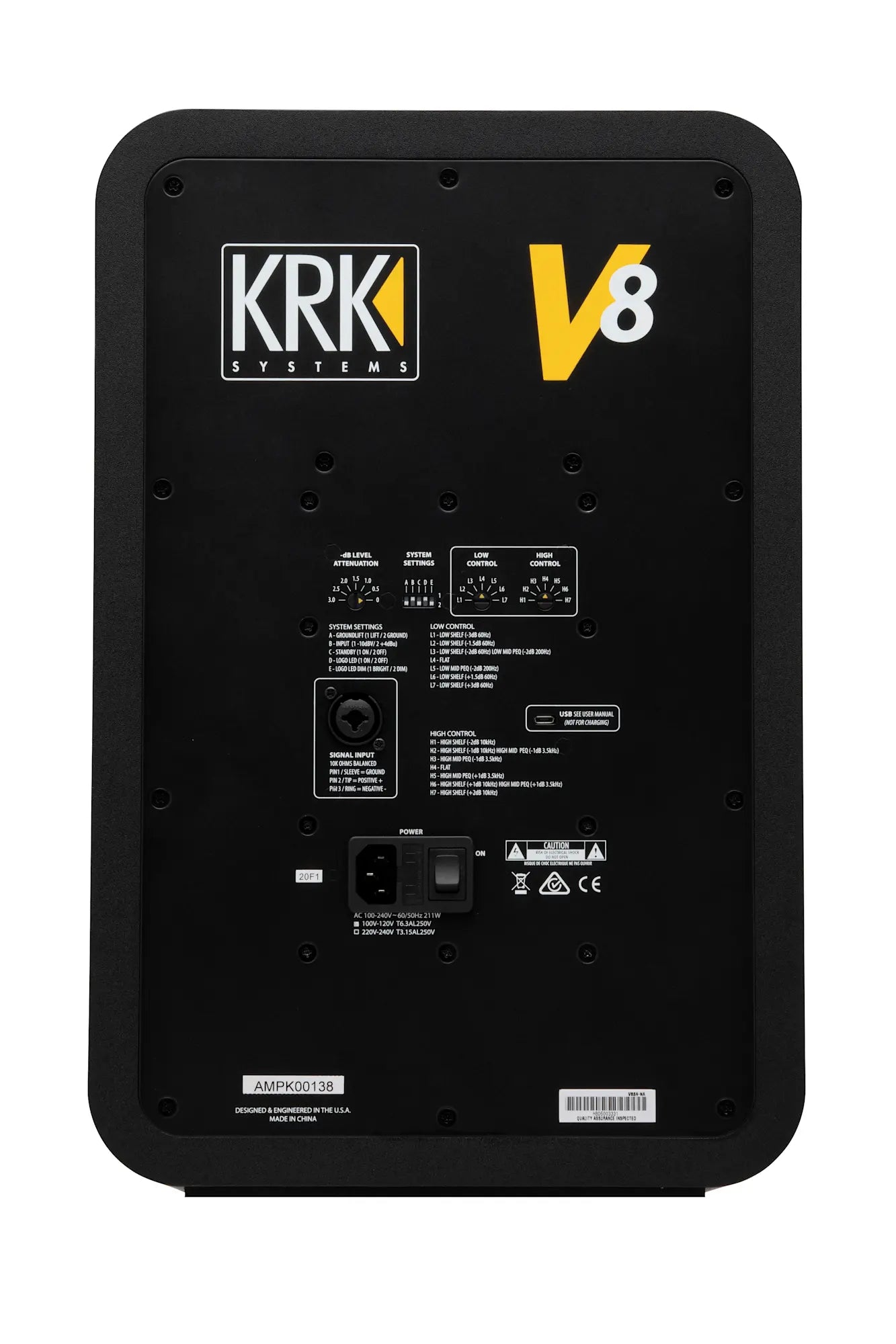 KRK V8 Series 4, UK Studio Monitors KRK