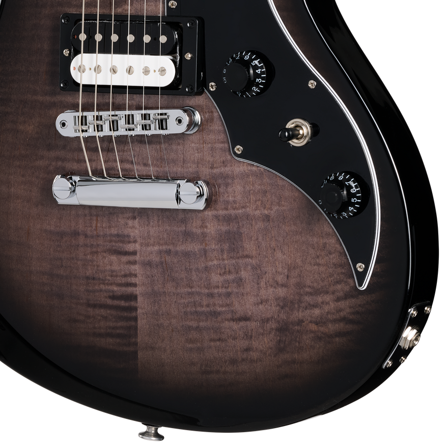 Gibson Victory Figured Top, Translucent Ebony Burst, Exclusive Electric Guitar Gibson