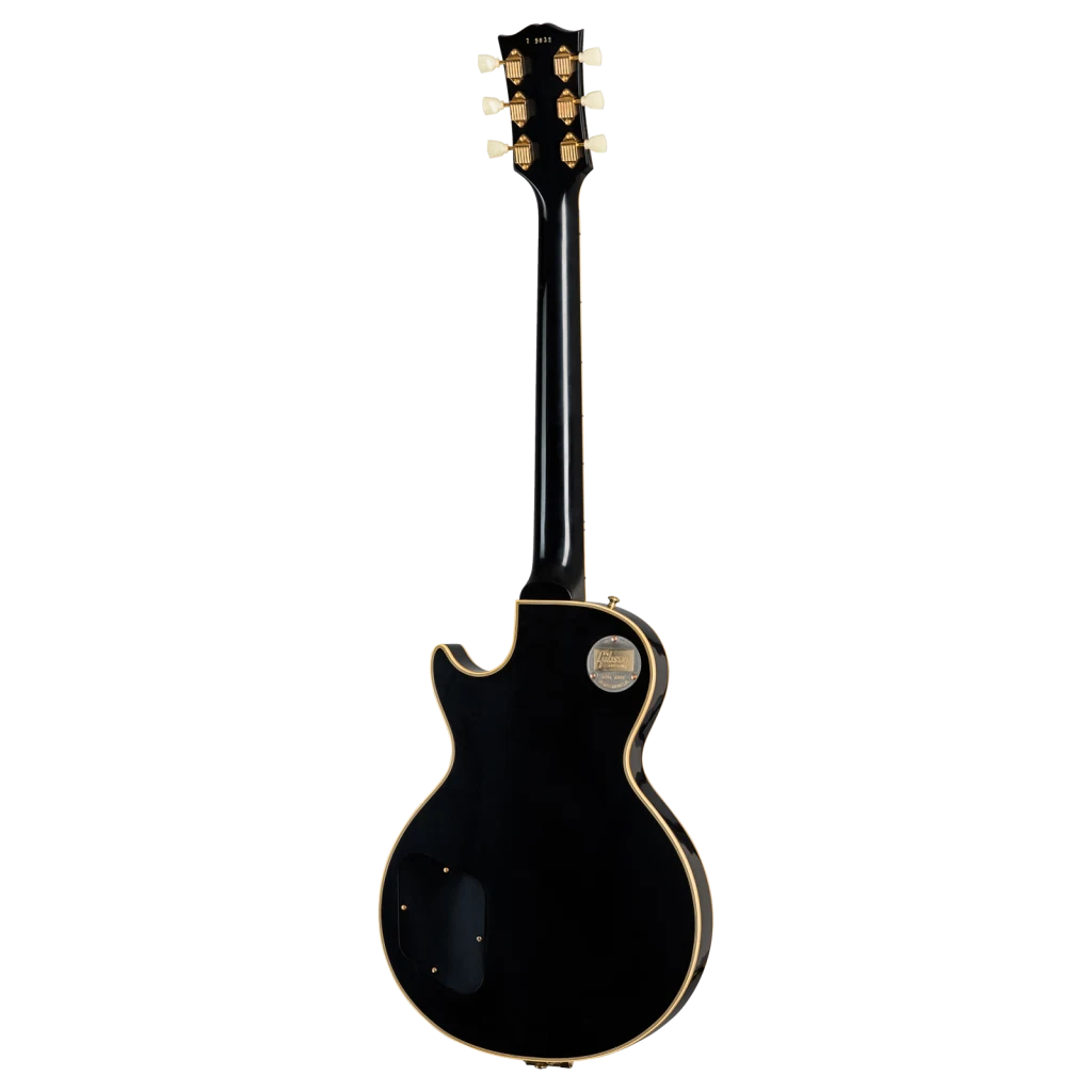 Gibson Custom 1957 Les Paul Custom Reissue 3-Pickup Bigsby VOS, Ebony Electric Guitar Gibson Custom