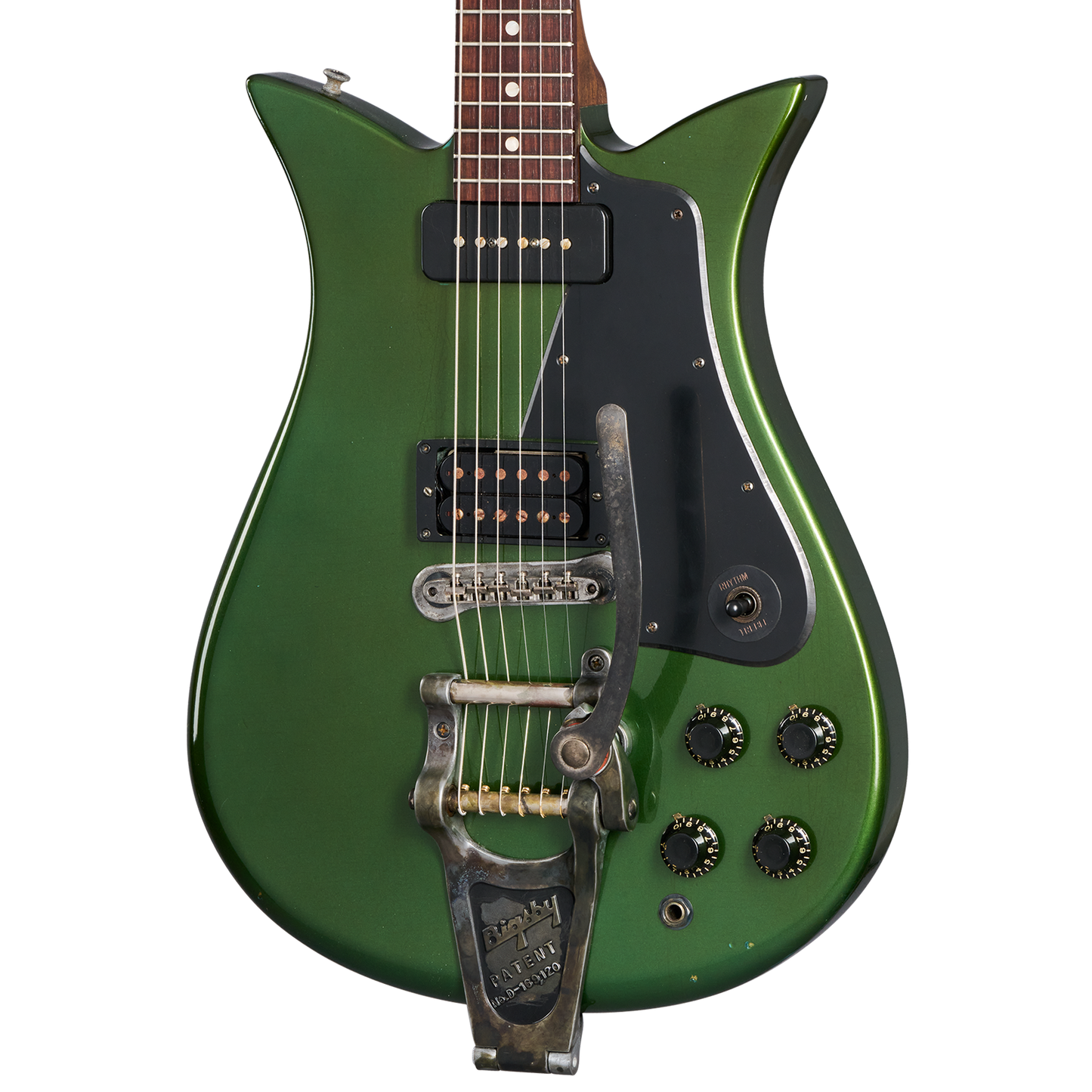 Gibson Custom Leo Scala Theodore Retroliner – British Racing Green, British Racing Green Electric Guitar Gibson Custom