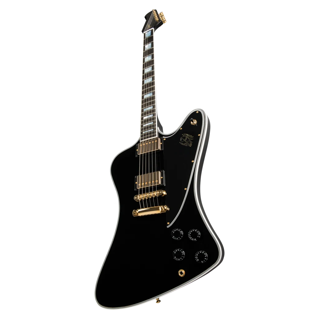 Gibson Custom Firebird Custom, Ebony, Gloss Electric Guitar Gibson Custom