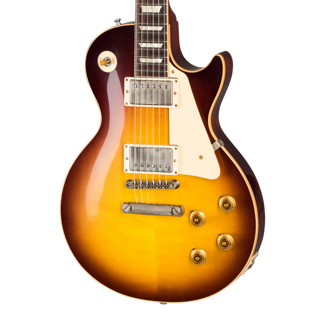 Gibson Custom 1958 Les Paul Standard Reissue, VOS, Bourbon Burst Electric Guitar Gibson Custom