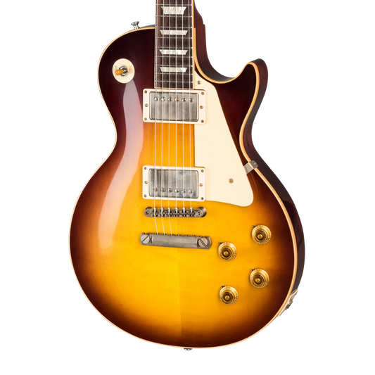 Gibson Custom 1958 Les Paul Standard Reissue, VOS, Bourbon Burst Electric Guitar Gibson Custom