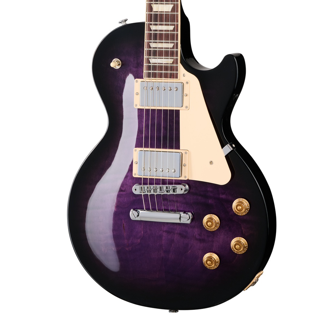 Gibson Les Paul Studio Figured Top, Dark Purple Burst, Exclusive Electric Guitar Gibson