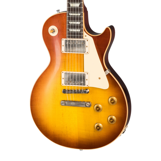Gibson Custom 1958 Les Paul Standard Reissue, VOS, Iced Tea Burst Electric Guitar Gibson Custom
