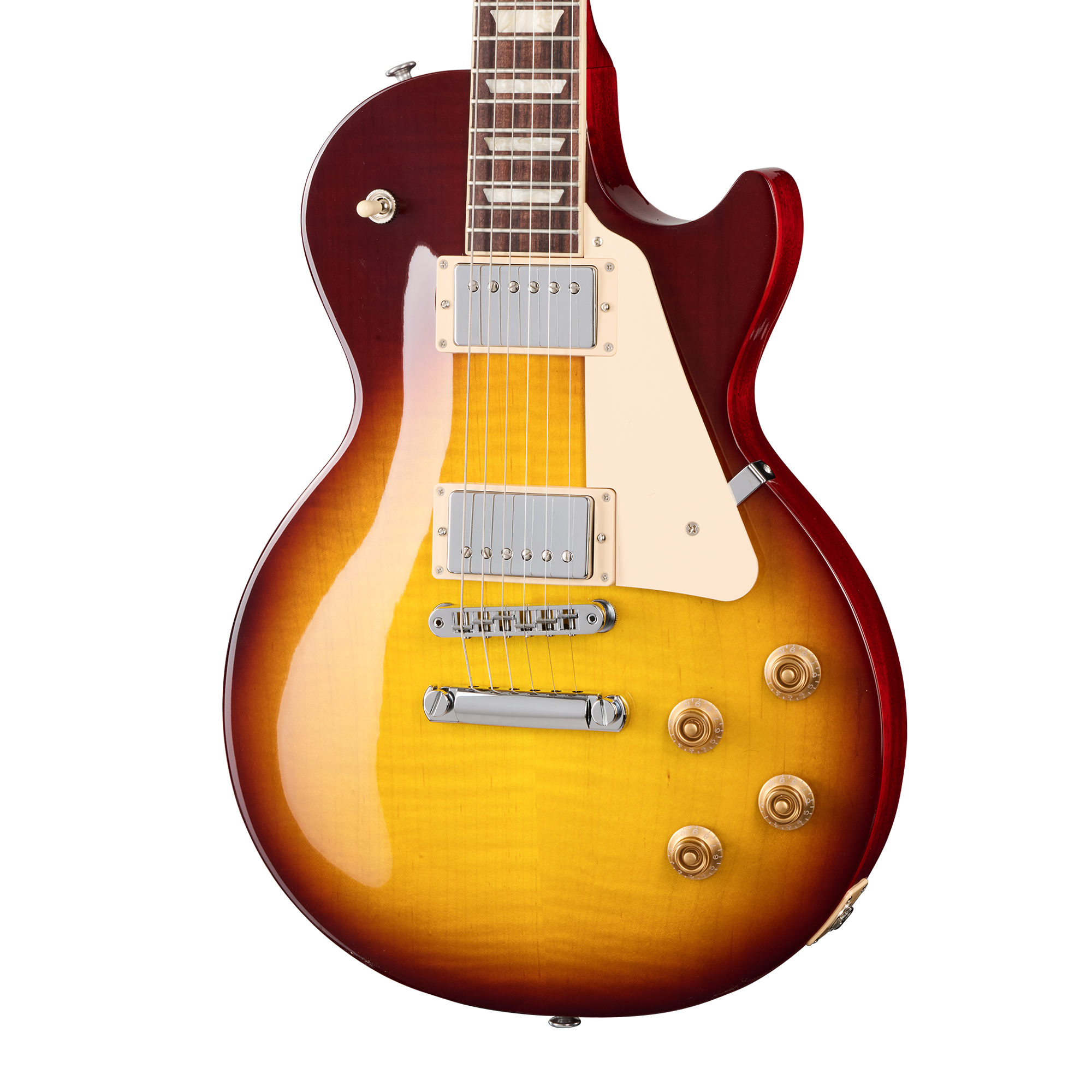 Gibson A new Les Paul Studio featuring a carved AA figured maple top Gibson A new Les Paul Studio featuring a carved AA figured maple top