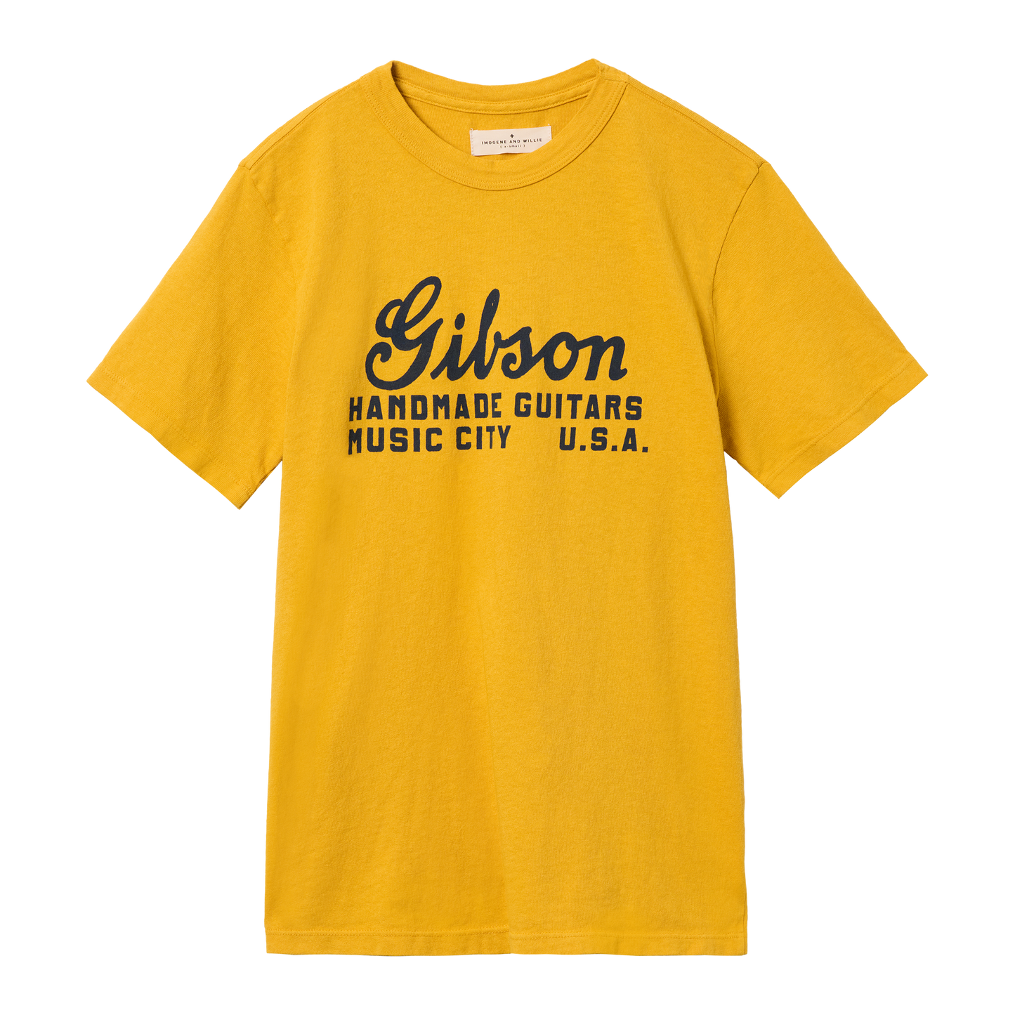 imogene + willie x Gibson Music City Tee, Exclusive Shirts & Tops Gibson Yellow XS