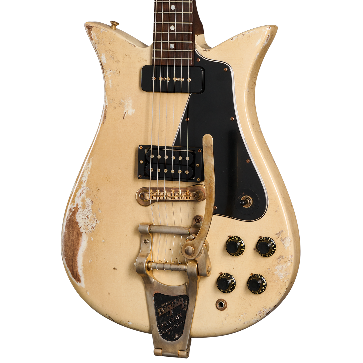 Gibson Custom Leo Scala Theodore Retroliner – Macchiato White, Macchiato White Electric Guitar Gibson Custom