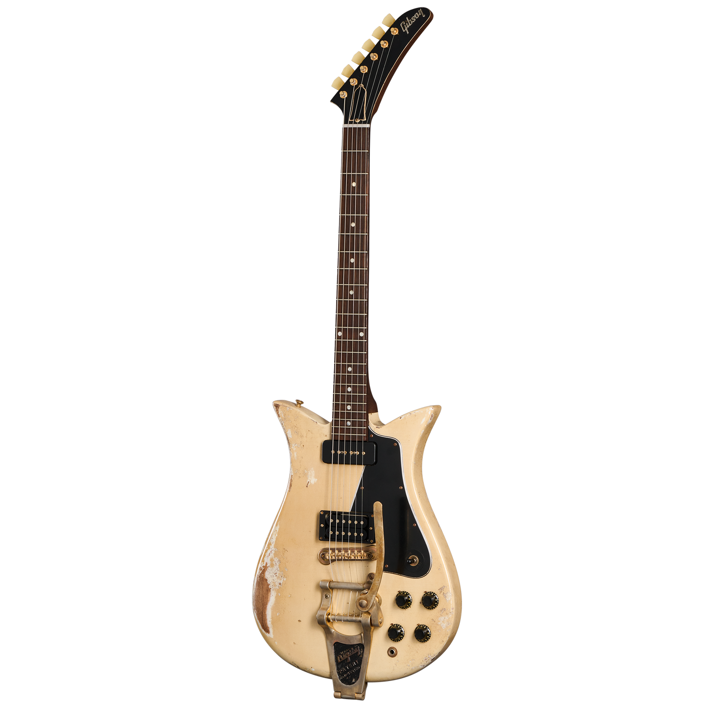 Gibson Custom Leo Scala Theodore Retroliner – Macchiato White, Macchiato White Electric Guitar Gibson Custom
