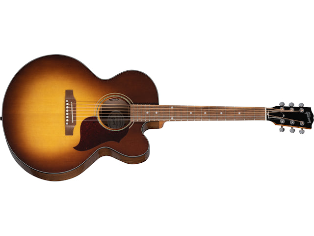Gibson J-185 EC Modern Walnut, Left-Handed, Walnut Burst Acoustic Guitar Gibson