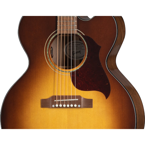 Gibson J-185 EC Modern Walnut, Left-Handed, Walnut Burst Acoustic Guitar Gibson
