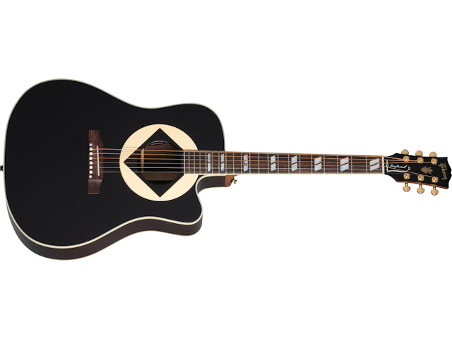 Gibson Jerry Cantrell "Atone" Songwriter, Ebony Acoustic Guitar Gibson