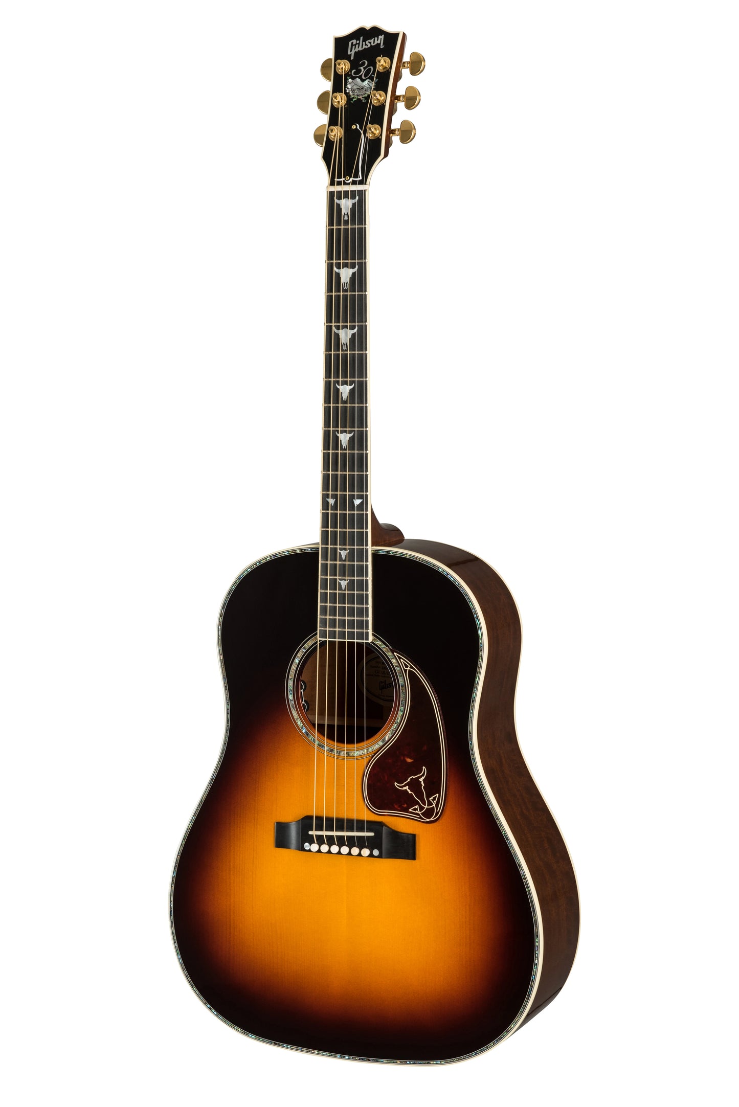 Gibson 30th Anniversary J-45 Montana Custom, Sunset Burst (Gibson Hardshell Case Included), Autumn Burst Acoustic Guitar Gibson