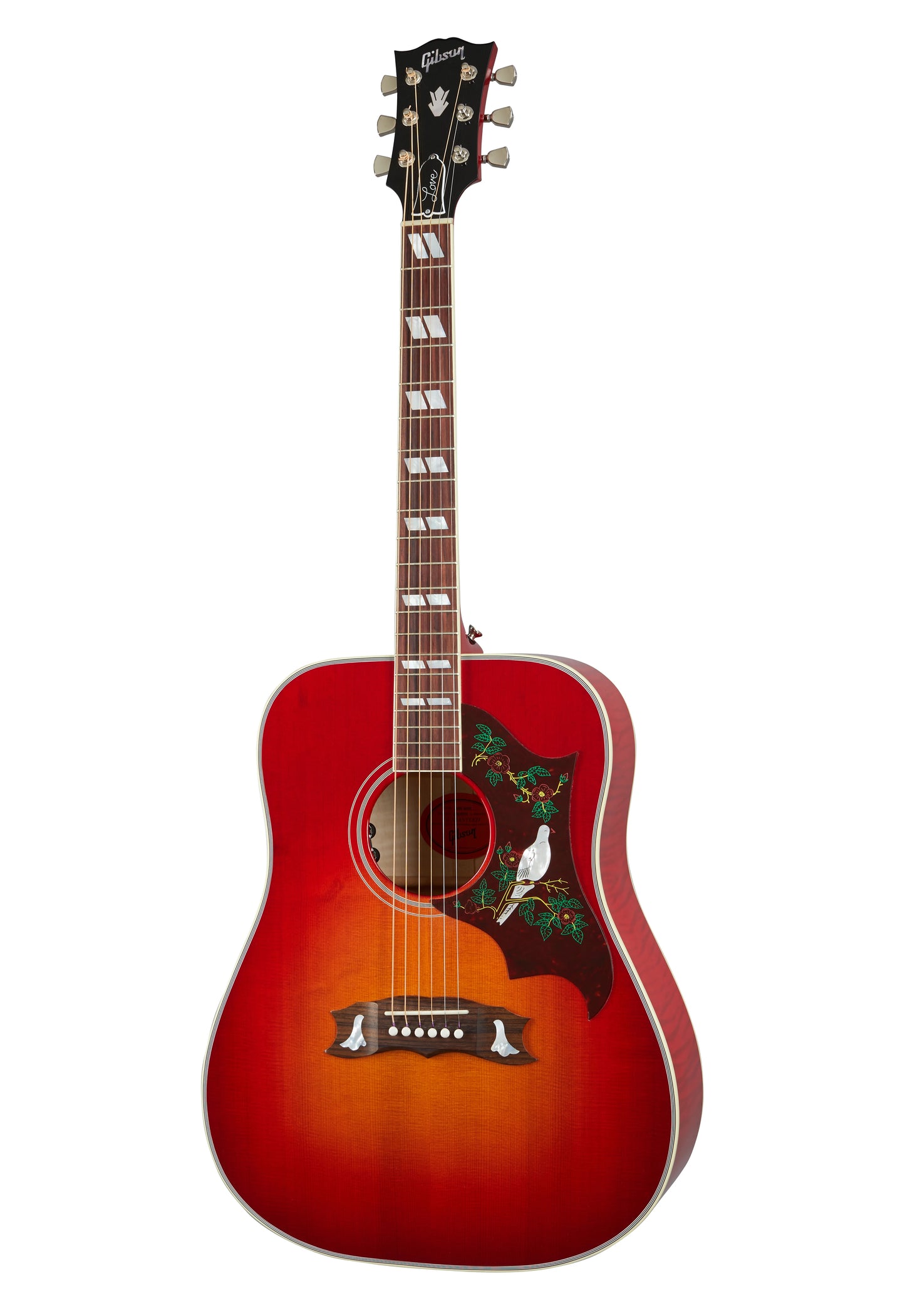Gibson Frank Hannon Love Dove, Vintage Cherry Sunburst Acoustic Guitar Gibson