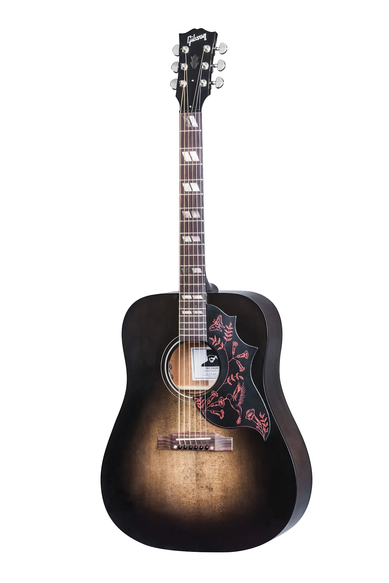 Gibson Eric Church Hummingbird Dark, Cobra Burst Acoustic Guitar Gibson