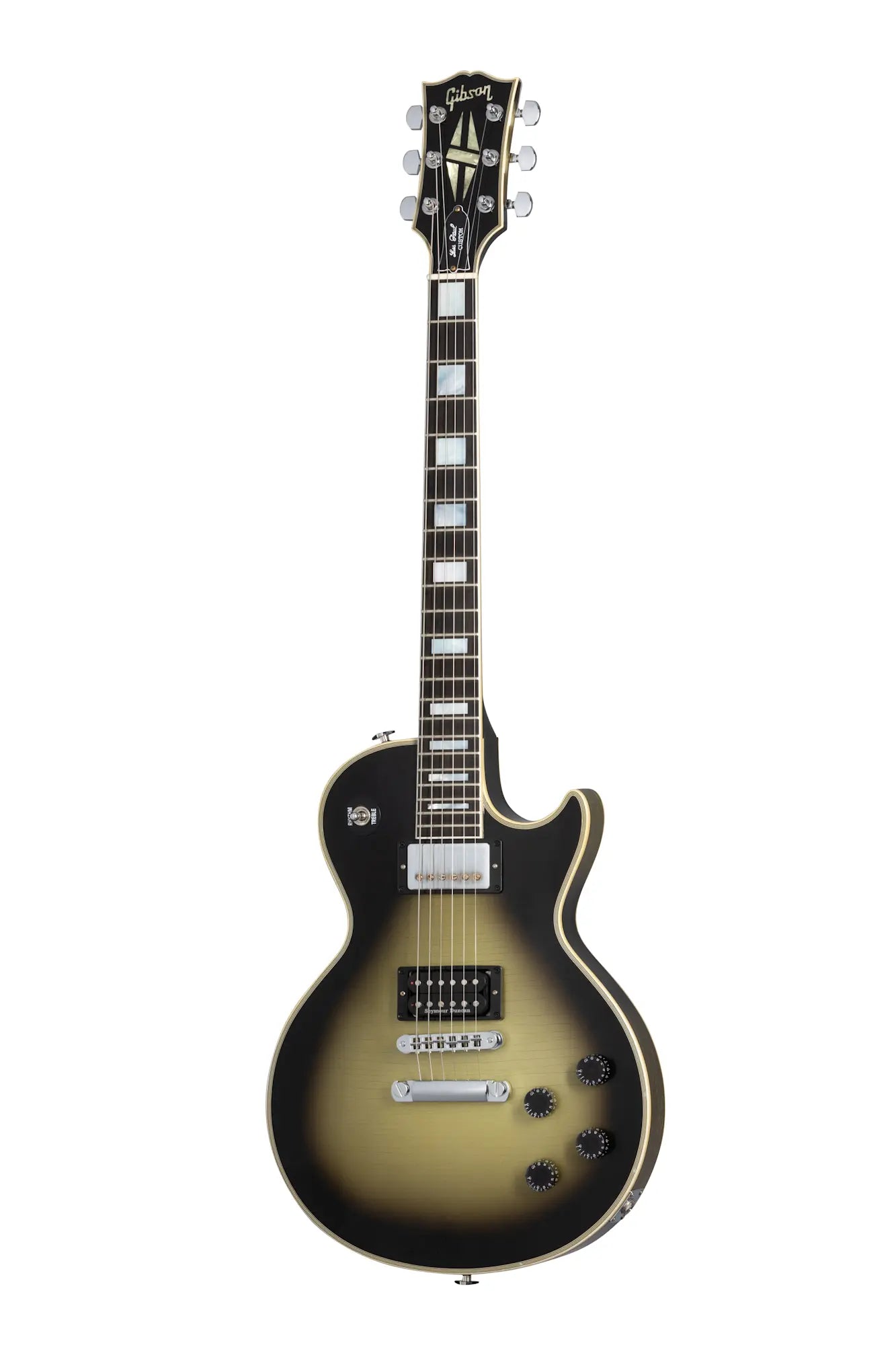 Gibson Custom Adam Jones 1979 V2 Les Paul Custom (Aged & Signed), Antique Silverburst Electric Guitar Gibson Custom