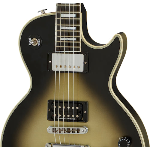 Gibson Custom Adam Jones 1979 Les Paul Custom VOS, Antique Silverburst Electric Guitar Gibson Custom