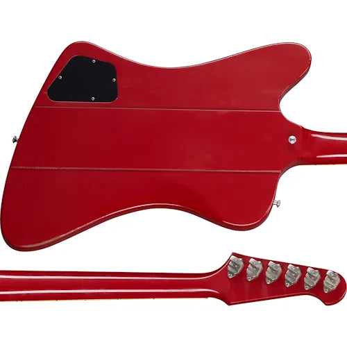 Gibson Custom 1963 Firebird V with Maestro Vibrola, Light Aged, Cardinal Red Electric Guitar Gibson Custom