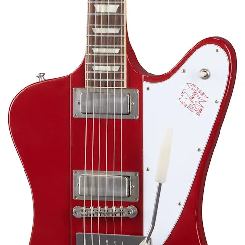 Gibson Custom 1963 Firebird V with Maestro Vibrola, Light Aged, Cardinal Red Electric Guitar Gibson Custom