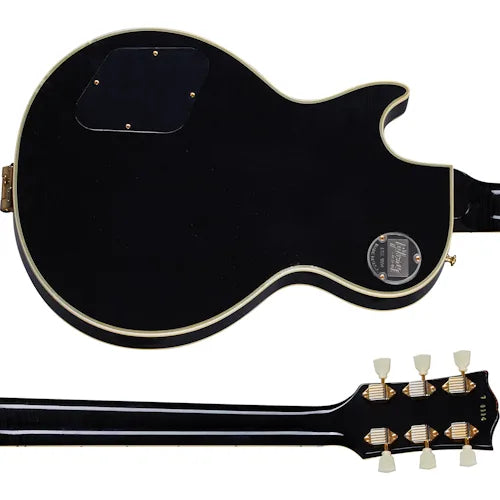 Gibson Custom 1957 Les Paul Custom Reissue 3-Pickup Bigsby, Light Aged, Ebony Electric Guitar Gibson Custom
