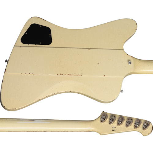 Gibson Custom Johnny Winter 1964 Firebird V, Polaris White Electric Guitar Gibson Custom