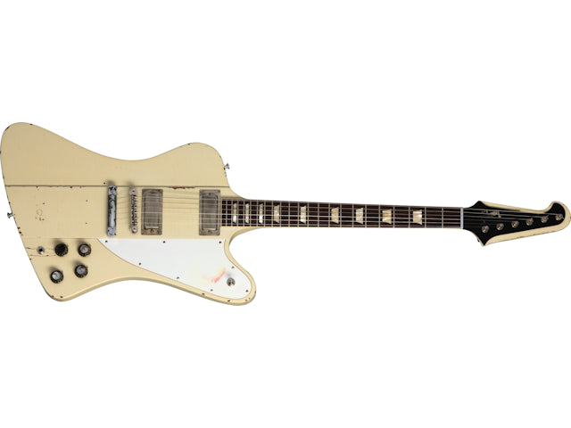Gibson Custom Johnny Winter 1964 Firebird V, Polaris White Electric Guitar Gibson Custom