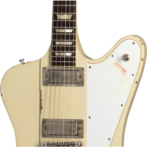 Gibson Custom Johnny Winter 1964 Firebird V, Polaris White Electric Guitar Gibson Custom