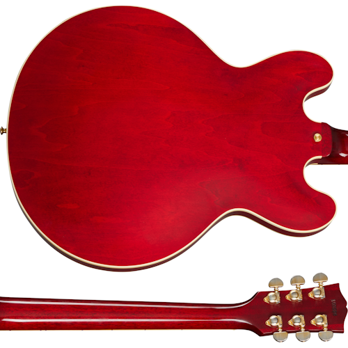 Gibson Custom Marcus King 1962 ES-345 With Sideways Vibrola, Sixties Cherry Electric Guitar Gibson Custom