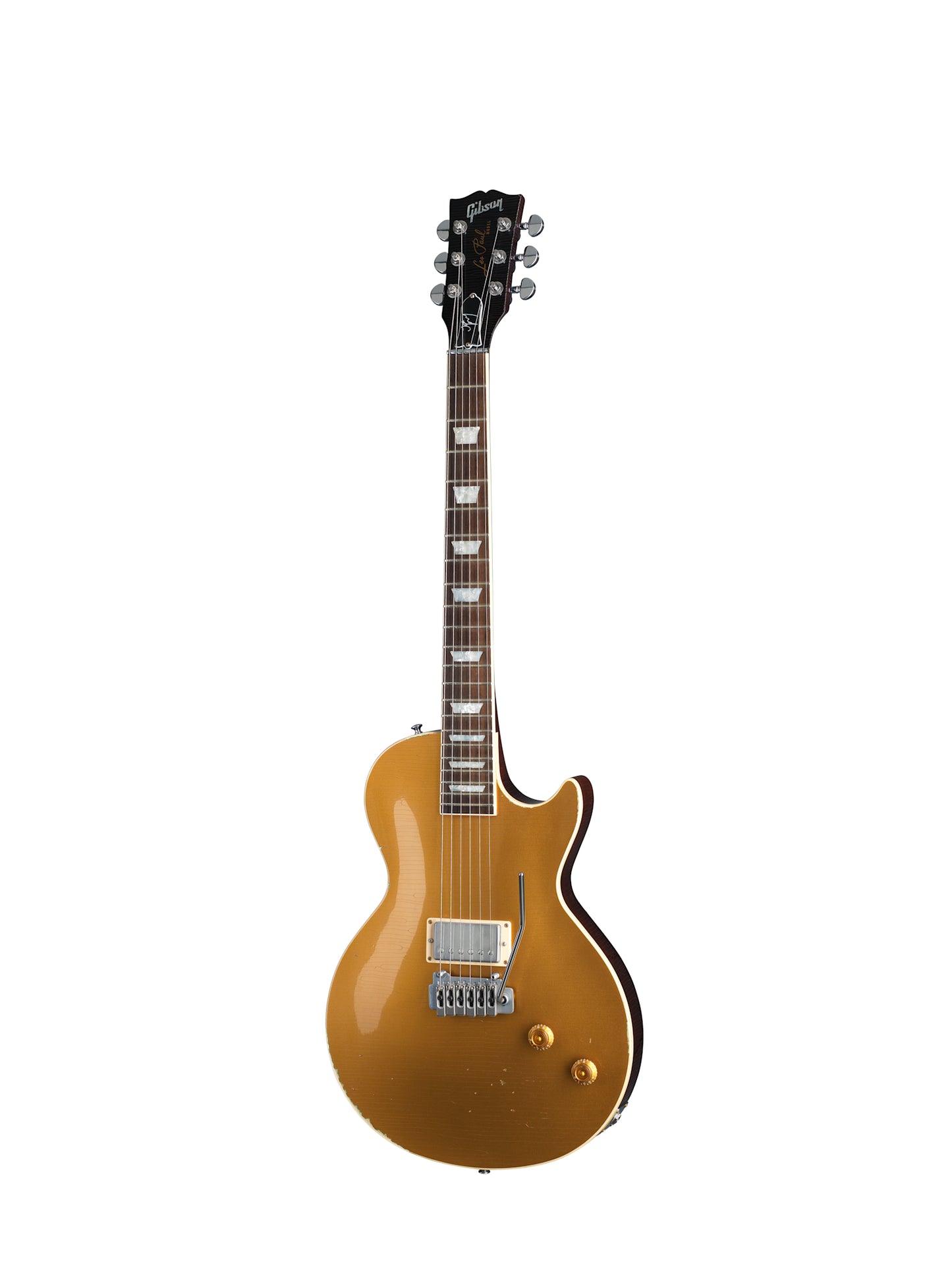 Gibson Custom Joe Perry "Gold Rush" Les Paul Axcess, Aged Antique Gold (Aged Brown/Pink Reissue 5-Latch Case Included) Electric Guitar Gibson Custom