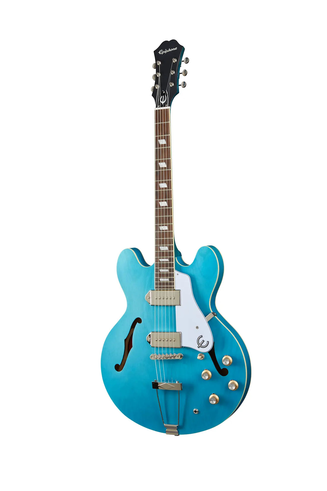 Epiphone Casino, Worn Blue Denim Electric Guitar Epiphone