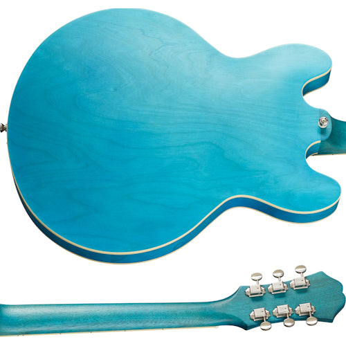 Epiphone Casino, Worn Blue Denim Electric Guitar Epiphone