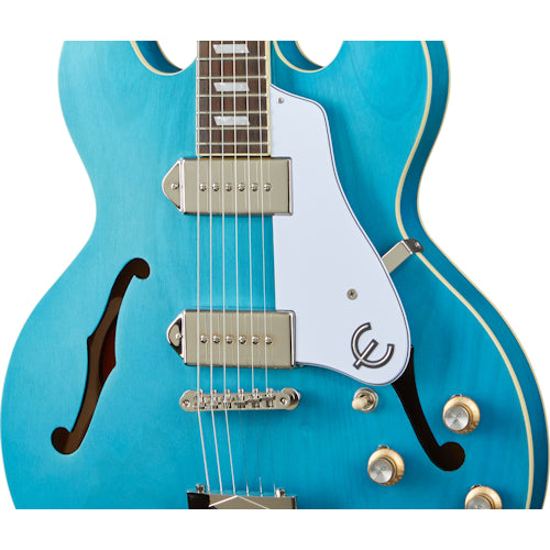 Epiphone Casino, Worn Blue Denim Electric Guitar Epiphone