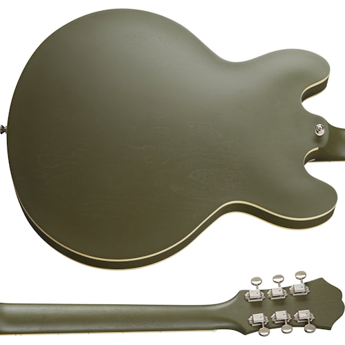 Epiphone Casino, Worn Olive Drab Electric Guitar Epiphone